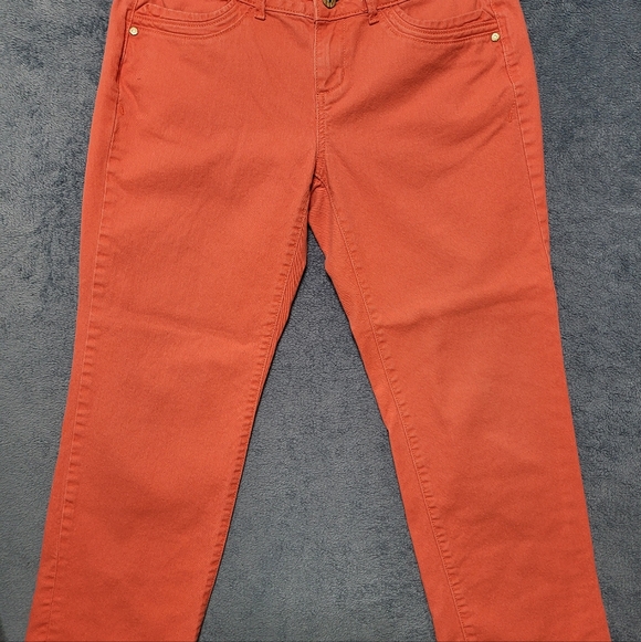 Vera Wang Women's 8 Coral Pants Jeans Straight Stretch - Picture 2 of 9